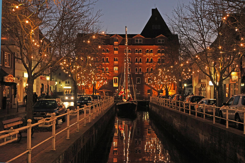 Zur Muehle - Hotel Am Fleth Buxtehude Bagian luar foto